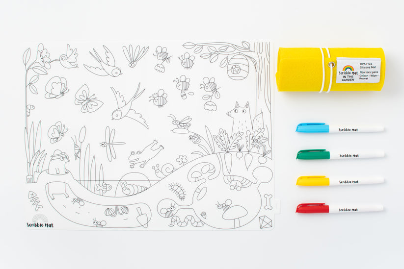 Scribble Mat "En el Jardín"