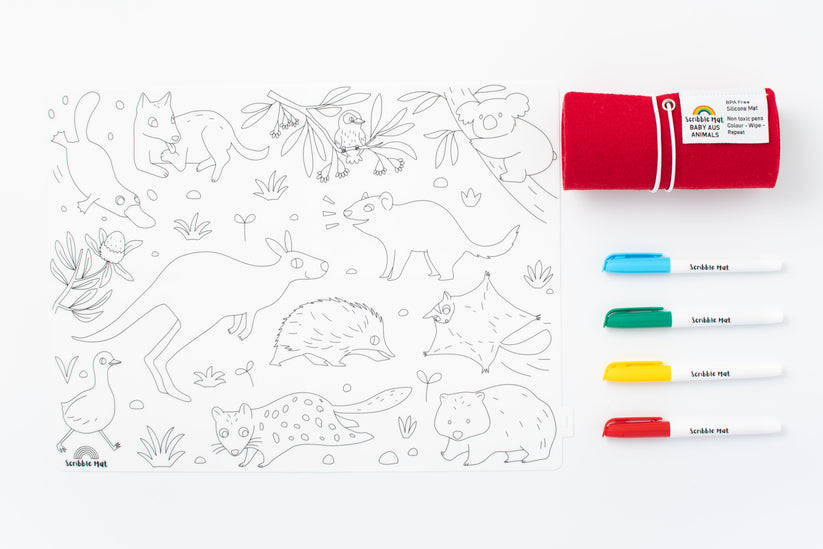 Scribble Mat "Animales Australia"