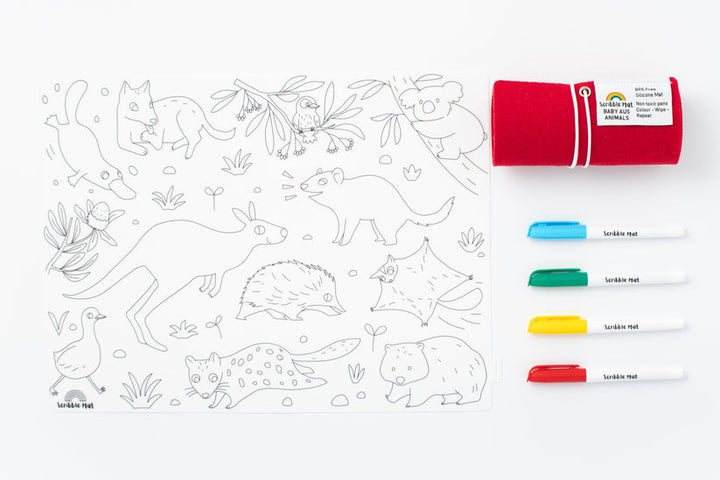 Scribble Mat "Animales Australia"
