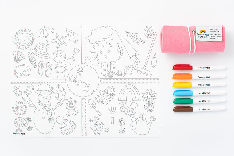 Scribble Mat "Las Estaciones"