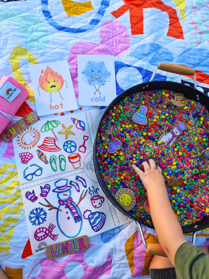 Scribble Mat "Las Estaciones"