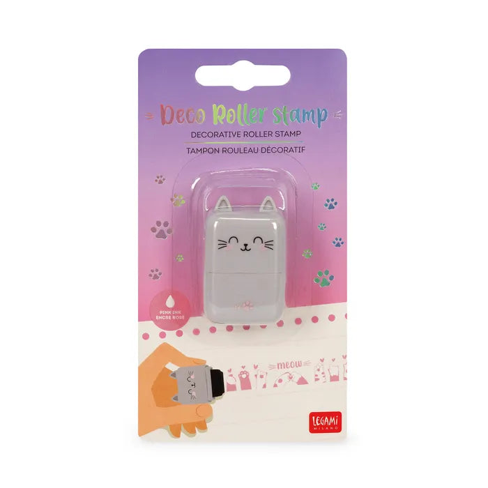 Sello Decorativo de Rodillo - Deco Roller Stamp - Kitty