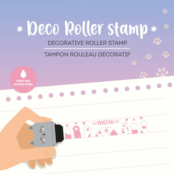 Sello Decorativo de Rodillo - Deco Roller Stamp - Kitty