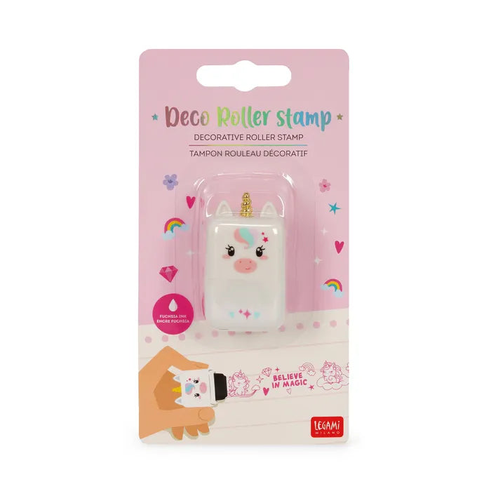 Sello Decorativo de Rodillo - Deco Roller Stamp - Unicorn