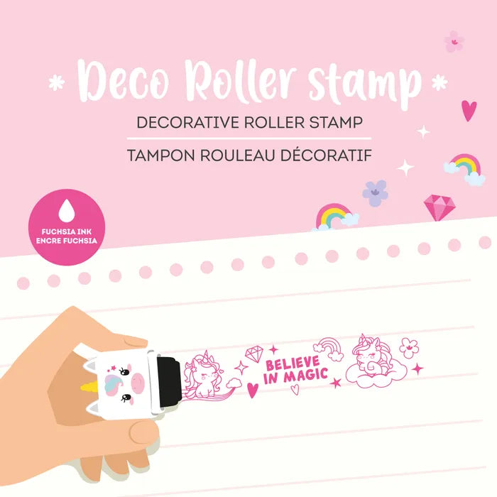 Sello Decorativo de Rodillo - Deco Roller Stamp - Unicorn