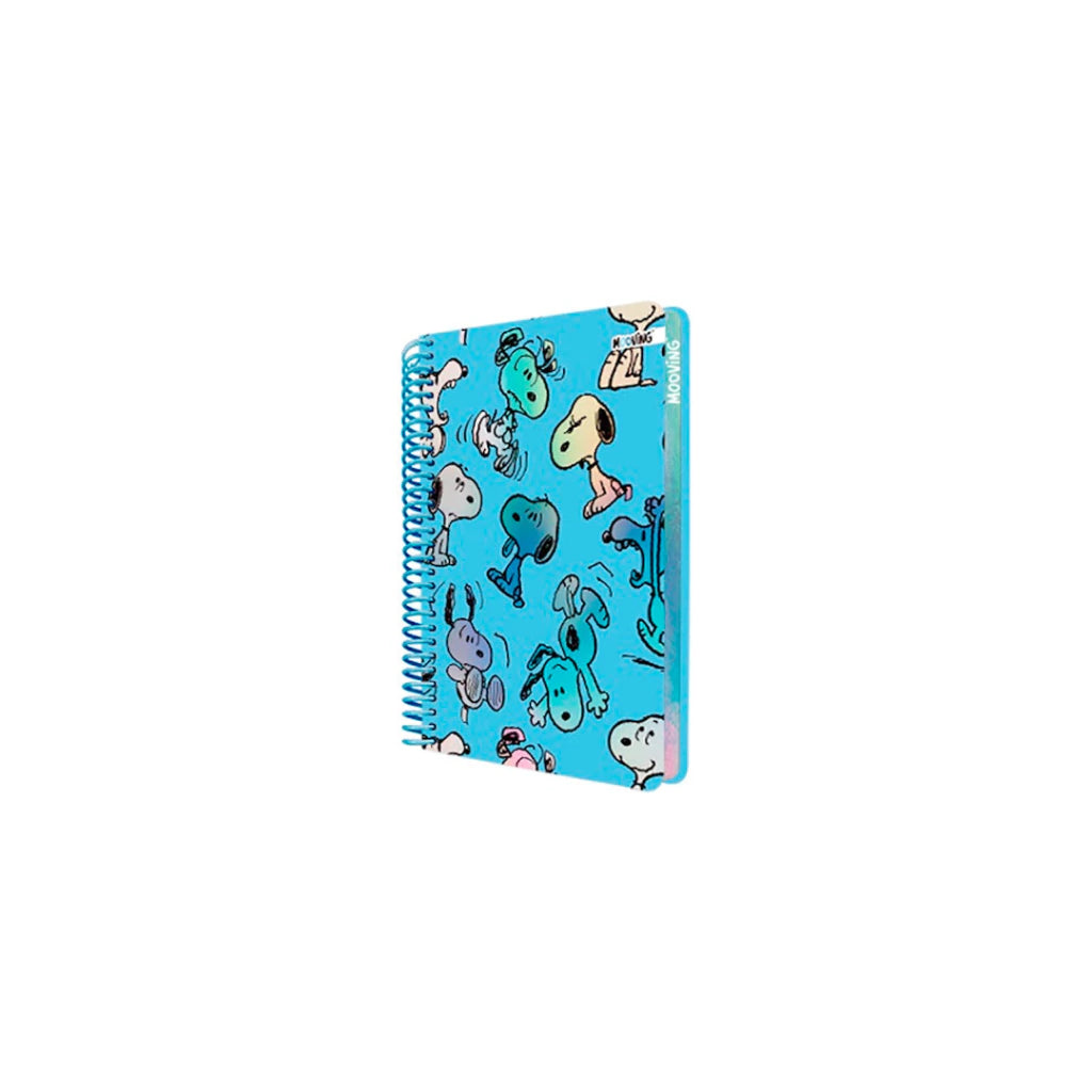 Cuaderno espiral A5 Premium Snoopy - portada metalizada