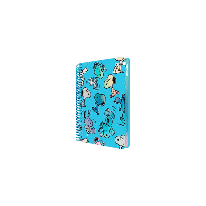 Cuaderno espiral A5 Premium Snoopy - portada metalizada