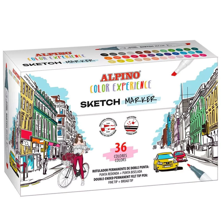 Estuche 36 sketch markers Color Experience