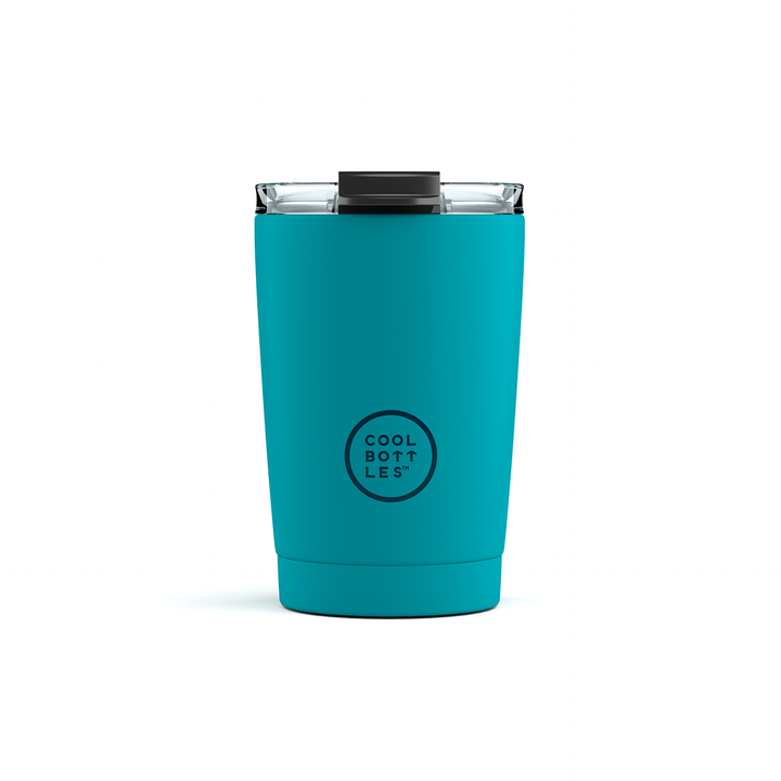 The Tumblers Coolors - Vaso de acero inoxidable 330 ml - Vivid Turquoise