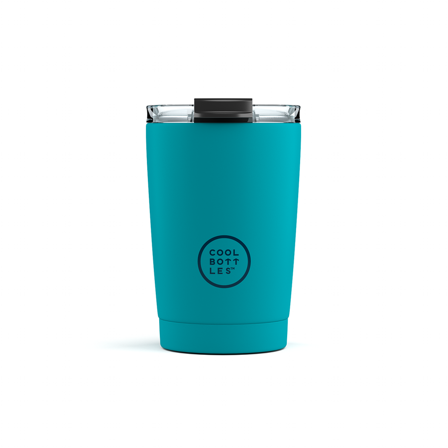 The Tumblers Coolors - Vaso de acero inoxidable 330 ml - Vivid Turquoise