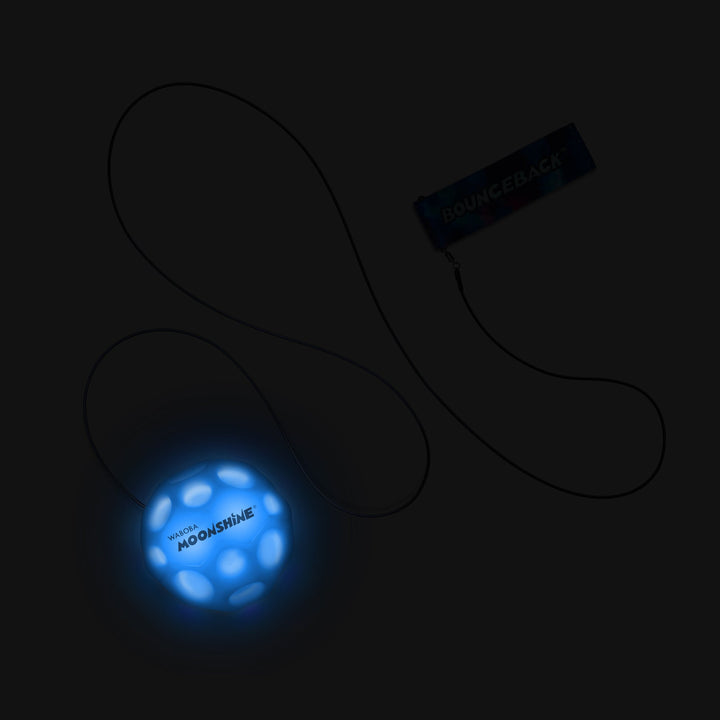 Pelota con cuerda elástica para muñeca para muñeca LED (2 colores surtidos)