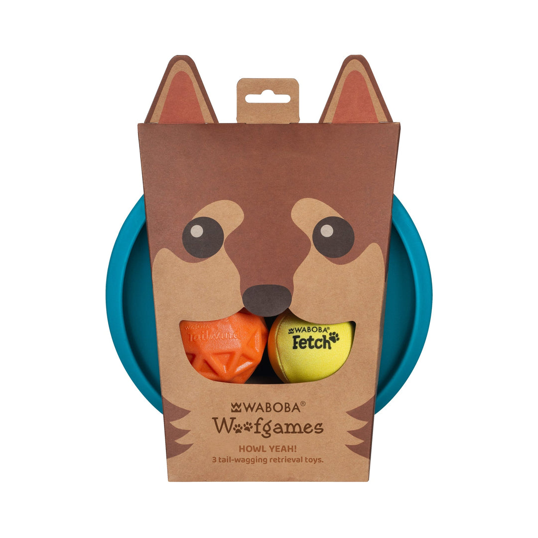 Waboba Woofpack (disco y 2 pelotas) - para perros