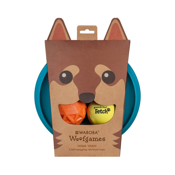 Waboba Woofpack (disco y 2 pelotas) - para perros