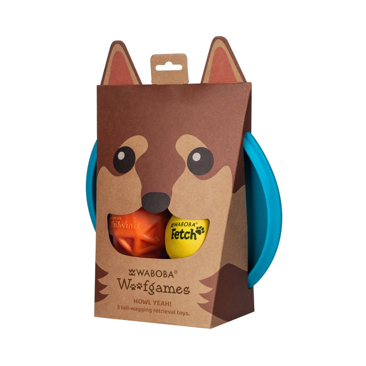 Waboba Woofpack (disco y 2 pelotas) - para perros