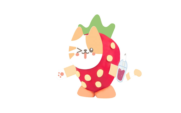 Cofre Kawaii plastilina + recortables
